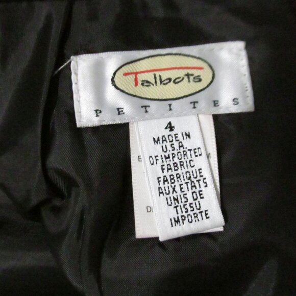 TALBOTS Red Tartan Plaid Wool Midi Pencil Skirt Lined Size 4 - Picture 4 of 11